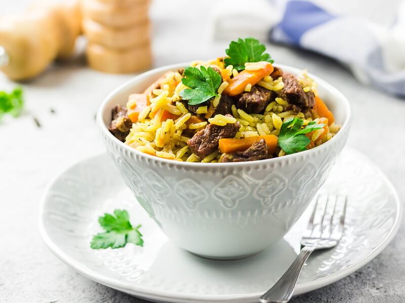 Arroz Mary Premium con carne