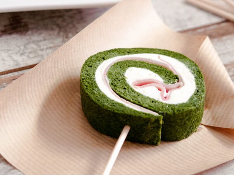 Rollos de tortillas con Arvejas Verdes