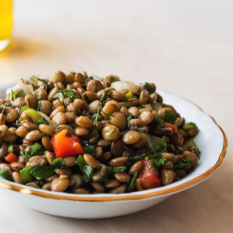 Ensalada de lentejas